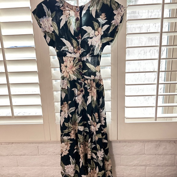 Vintage All That Jazzy S: 3/4 Floral Dress - Picture 9 of 9